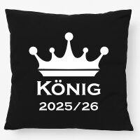 Kissen König 2025/26 Schützenkönig 40x40cm