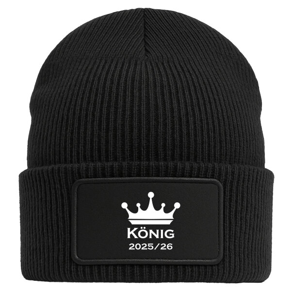 Beanie König 2025/26 Schützenkönig Black Mütze