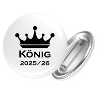 Ansteckbutton König 2025/26 Schützenkönig...