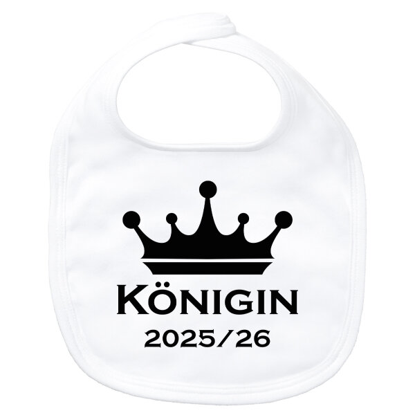 Baby Lätzchen Königin 2025/26 Schützenkönigin Klettverschluss