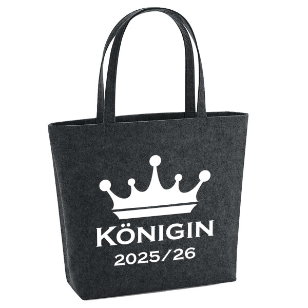 Filzshopper Königin 2025/26 Schützenkönigin 22 Liter Filztasche