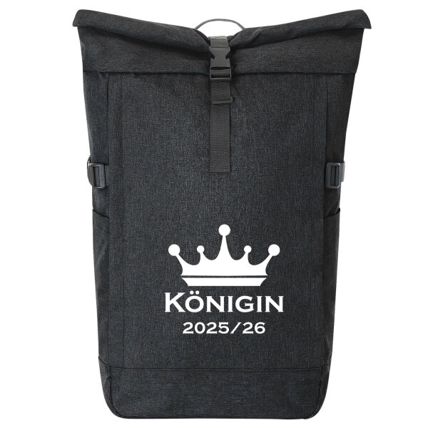 Kurierrucksack Königin 2025/26 Schützenkönigin 30-44 Liter Black Melange