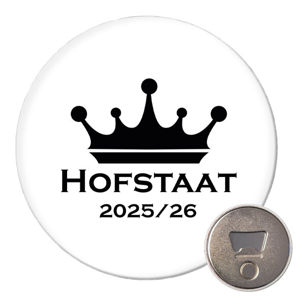 Magnet Hofstaat 2025/26 Schützenfest 59mm Kühlschrankmagnet Flaschenöffner