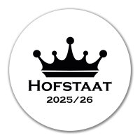 Aufkleber Hofstaat 2025/26 Schützenfest 10cm Sticker