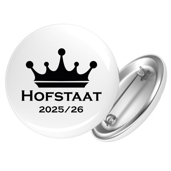Ansteckbutton Hofstaat 2025/26 Schützenfest Größe 59mm
