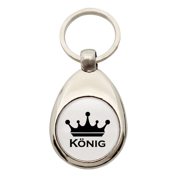 Schlüsselanhänger König Schützenkönig Metall