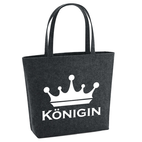 Filzshopper Königin Schützenkönigin 22 Liter Filztasche