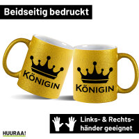 Glitzertasse Königin Schützenkönigin 330ml