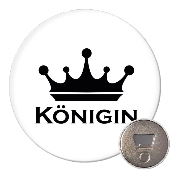 Magnet Königin Schützenkönigin 59mm Kühlschrankmagnet Flaschenöffner