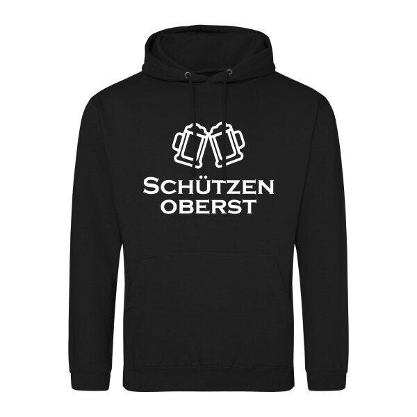 Unisex Hoodie Schützenoberst Schützenfest Größe S-3XL