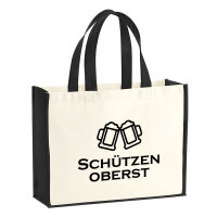 Jutetasche Schützenoberst Schützenfest 21 Liter...