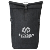 Kurierrucksack Schützenoberst Schützenfest 30-44 Liter Black Melange