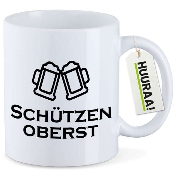Kaffeetasse Schützenoberst Schützenfest 330ml