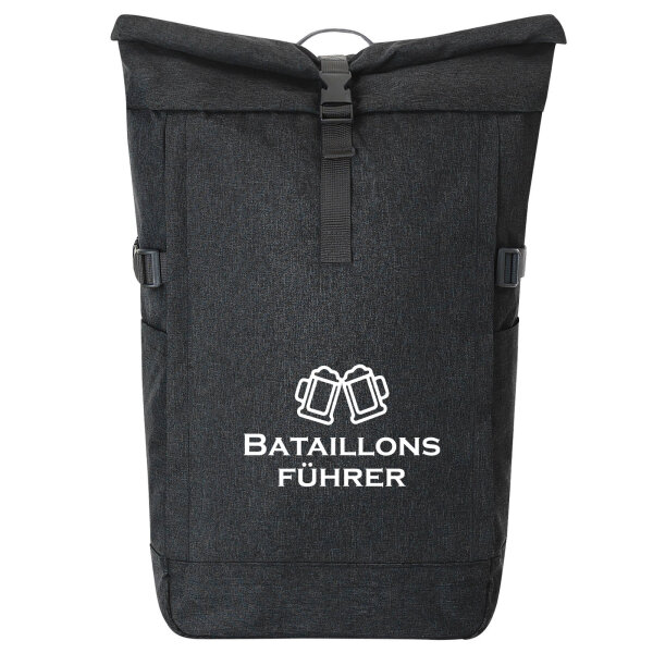 Kurierrucksack Bataillonsführer Schützenfest 30-44 Liter Black Melange