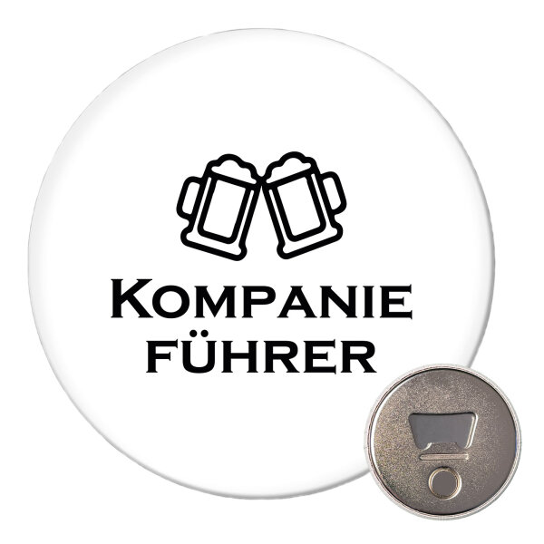 Magnet Kompanieführer Schützenfest 59mm Kühlschrankmagnet Flaschenöffner
