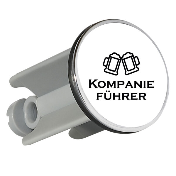 Waschbeckenstöpsel Kompanieführer Schützenfest 4cm Abflussstopfen