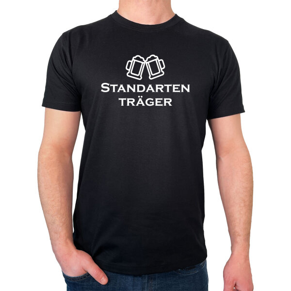Herren T-Shirt Standartenträger Schützenfest Größe S-3XL