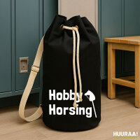 Seesack Hobby Horsing Steckenpferd 20 Liter Rucksack Black