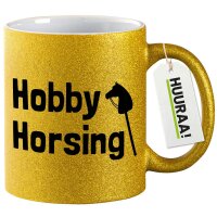 Glitzertasse Hobby Horsing Steckenpferd 330ml