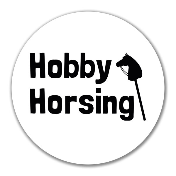 Aufkleber Hobby Horsing Steckenpferd 10cm Sticker