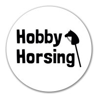 Aufkleber Hobby Horsing Steckenpferd 10cm Sticker