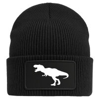 Beanie Tyrannosaurus Rex Dinosaurier Black Mütze