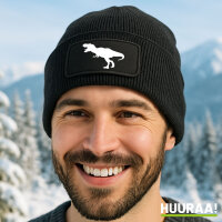 Beanie Tyrannosaurus Rex Dinosaurier Black Mütze