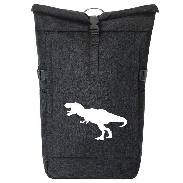 Kurierrucksack Tyrannosaurus Rex Dinosaurier 30-44 Liter Black Melange