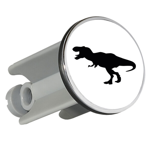 Waschbeckenstöpsel Tyrannosaurus Rex Dinosaurier 4cm Abflussstopfen