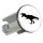 Waschbeckenstöpsel Tyrannosaurus Rex Dinosaurier 4cm Abflussstopfen