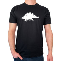 Herren T-Shirt Stegosaurus Dinosaurier Größe...