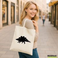 Jutebeutel Stegosaurus Dinosaurier 10 Liter