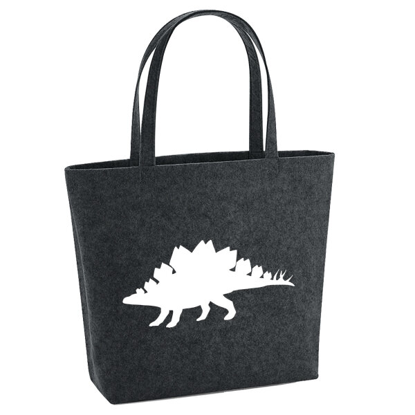 Filzshopper Stegosaurus Dinosaurier 22 Liter Filztasche
