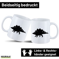 Kaffeetasse Stegosaurus Dinosaurier 330ml