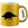 Glitzertasse Stegosaurus Dinosaurier 330ml