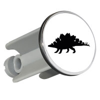 Waschbeckenst&ouml;psel Stegosaurus Dinosaurier 4cm...