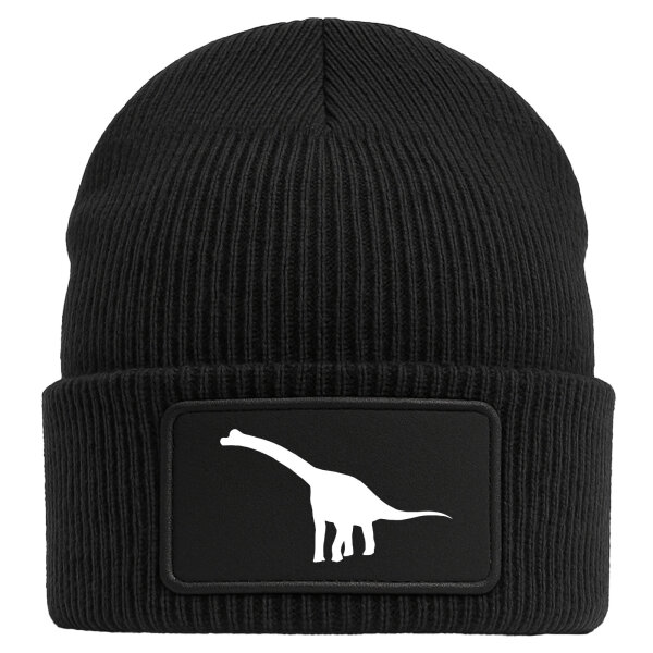 Beanie Brachiosaurus Dinosaurier Black Mütze