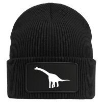 Beanie Brachiosaurus Dinosaurier Black Mütze