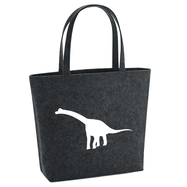 Filzshopper Brachiosaurus Dinosaurier 22 Liter Filztasche