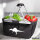 Einkaufskorb faltbar Spinosaurus Dinosaurier 20 Liter Tragekorb Black