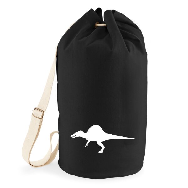 Seesack Spinosaurus Dinosaurier 20 Liter Rucksack Black