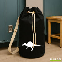 Seesack Spinosaurus Dinosaurier 20 Liter Rucksack Black