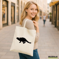 Jutebeutel Ankylosaurus Dinosaurier 10 Liter