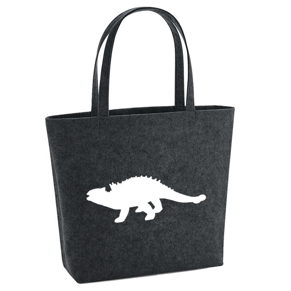Filzshopper Ankylosaurus Dinosaurier 22 Liter Filztasche