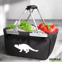 Einkaufskorb faltbar Ankylosaurus Dinosaurier 20 Liter...