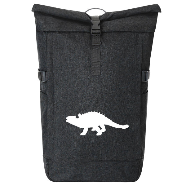 Kurierrucksack Ankylosaurus Dinosaurier 30-44 Liter Black Melange
