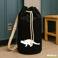 Seesack Ankylosaurus Dinosaurier 20 Liter Rucksack Black