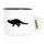 Emaille Tasse Ankylosaurus Dinosaurier 300ml Vintage Emaille Becher
