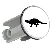 Waschbeckenstöpsel Ankylosaurus Dinosaurier 4cm...