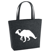 Filzshopper Parasaurolophus Dinosaurier 22 Liter Filztasche